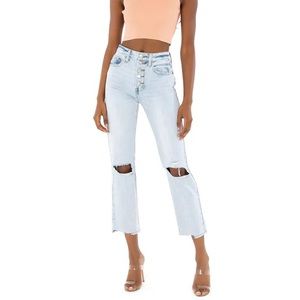 Pistola Charlie High Rose Straight Jeans in Granada